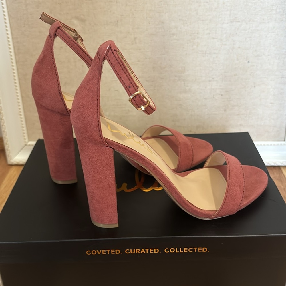 Lulus Taylor Rusty Rose Heels